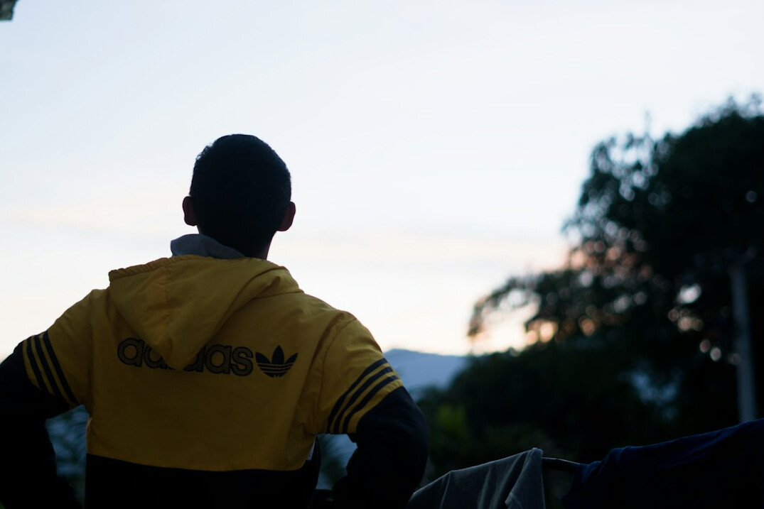 person looking at horizon